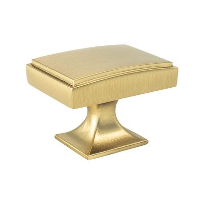 Hearthstone Zinc Modern Brushed Gold Cabinet Knob  1