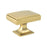 Hearthstone Zinc Modern Brushed Gold Cabinet Knob  1