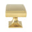 Hearthstone Zinc Cabinet Knob - Modern Brushed Gold 2