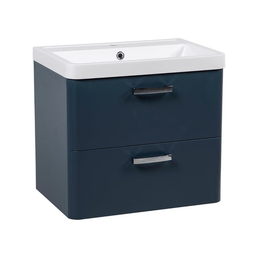 Fiona Wood Blue Matte Bathroom Vanity Blue Matte 1