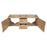 Niagara Wood Natural Teak Matte Bathroom Vanity Natural Teak Matte 3