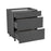 Wallkitchens Wood Grey Glossy Base Cabinet Grey Glossy 2