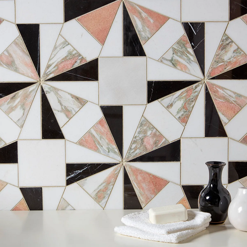 Eternal By Jeffrey Court Mosaic Honed & Polished Marble