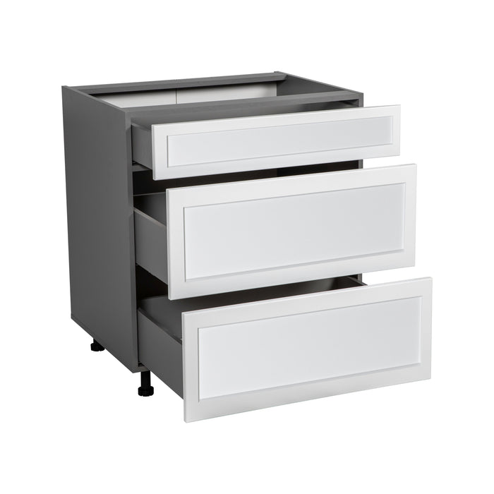 Wallkitchens Wood White Matte Base Cabinet White Matte 2