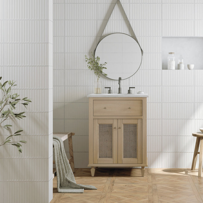Kings Ceramic Loft White Tile Matte 2