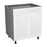 Wallkitchens Wood White Matte Base Cabinet White Matte 1