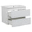 Comfort Wood White Glossy Bathroom Vanity White Glossy 4