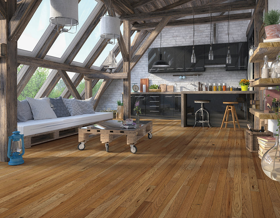 Williamsburg Plank Wood Musket Solid Hardwood Wire Brushed 2