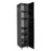 Wallkitchens Wood Black Matte Pantry Cabinet Black Matte 2