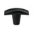 Meadow Aluminum Matte Black Cabinet Knob  1