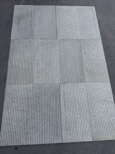 Basalt Gray Basalt Tile - 12" x 24" Waterfall