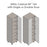 Wallkitchens Wood Grey Glossy Pantry Cabinet Grey Glossy 4