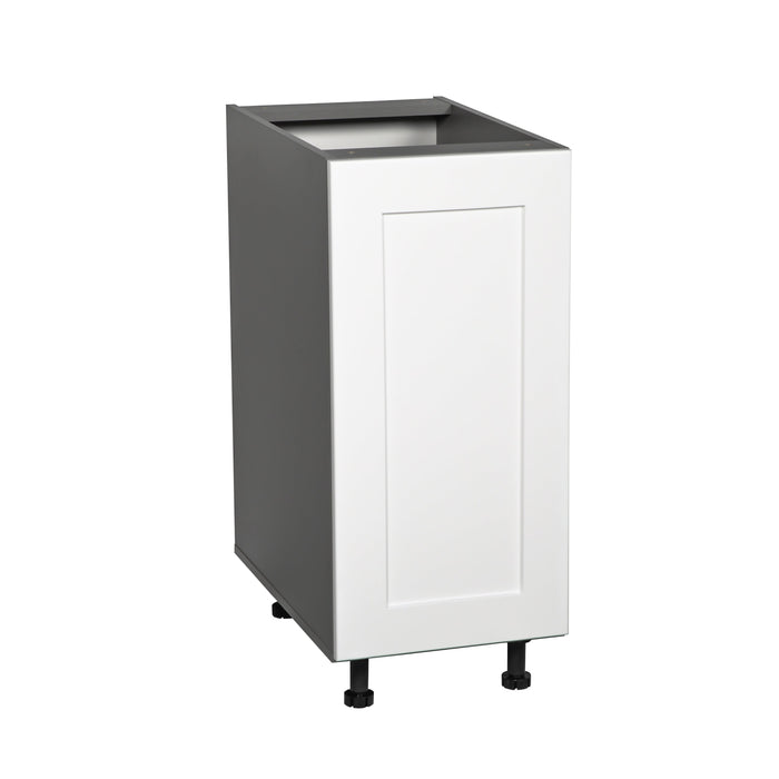 Wallkitchens Wood White Matte Base Cabinet White Matte 1