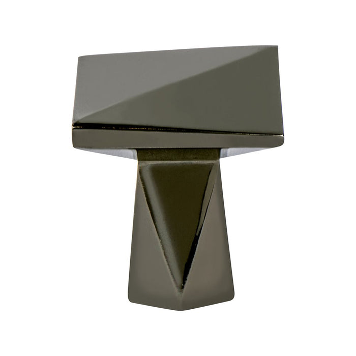 Swagger Zinc Black Nickel Cabinet Knob  1