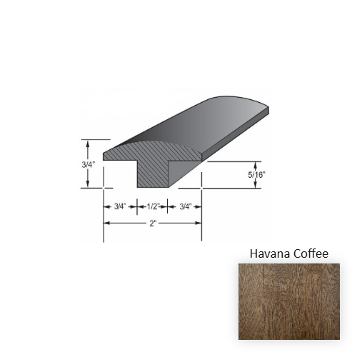 Parkmore Wood Havana Coffee Hardwood Moulding / Trim Aluminum Oxide 1