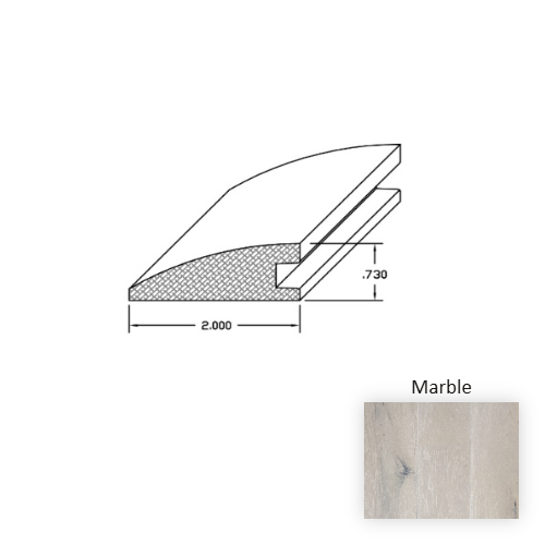 Wexford Wood Marble Hardwood Moulding / Trim Wire Brushed 1