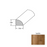 Nature Solid Saddle Hardwood Moulding / Trim - 3/4" x 78" Quarter Round