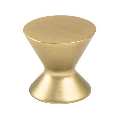 Domestic Bliss Zinc Modern Brushed Gold Cabinet Knob  1