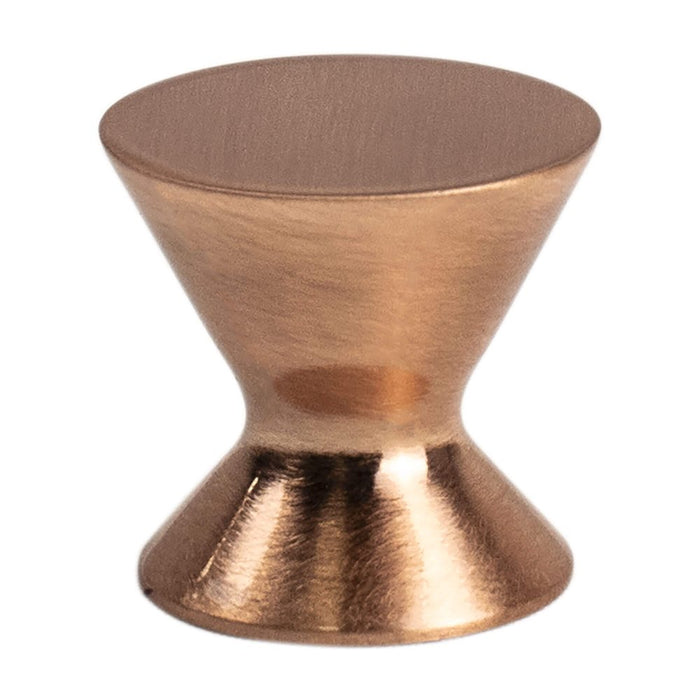 Domestic Bliss Zinc Brushed Copper Cabinet Knob  1