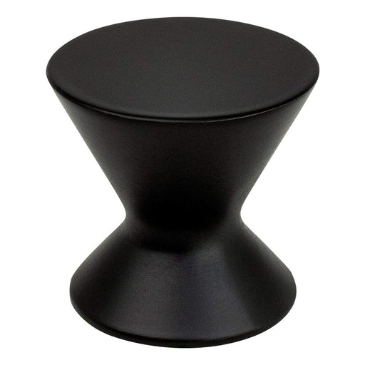 Domestic Bliss Zinc Matte Black Cabinet Knob  1