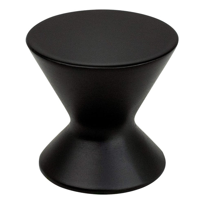 Domestic Bliss Zinc Matte Black Cabinet Knob  1