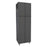 Wallkitchens Wood Grey Glossy Pantry Cabinet Grey Glossy 1