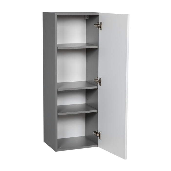 Wallkitchens Wood White Glossy Wall Cabinet White Glossy 2