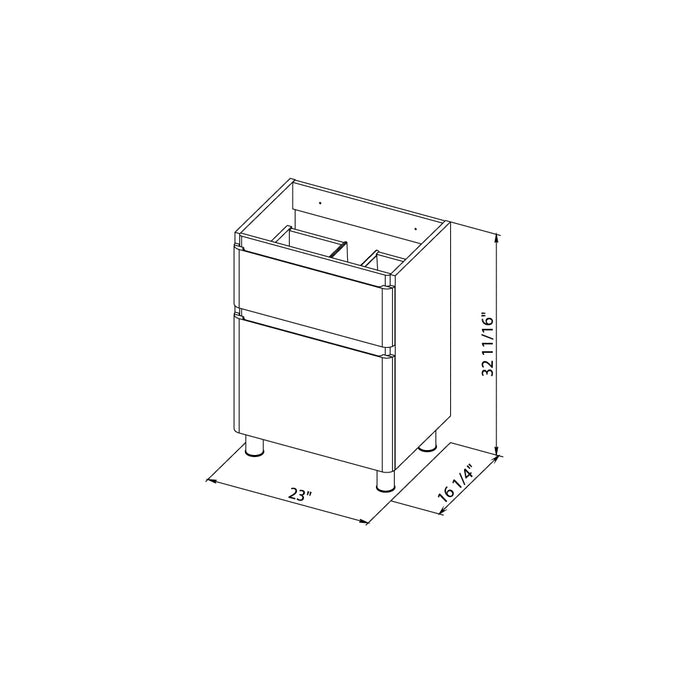 Comfort Wood Gray Matte Bathroom Vanity Gray Matte 8