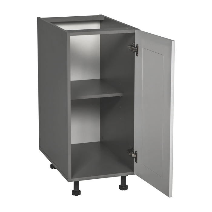 Wallkitchens Wood White Matte Base Cabinet White Matte 2