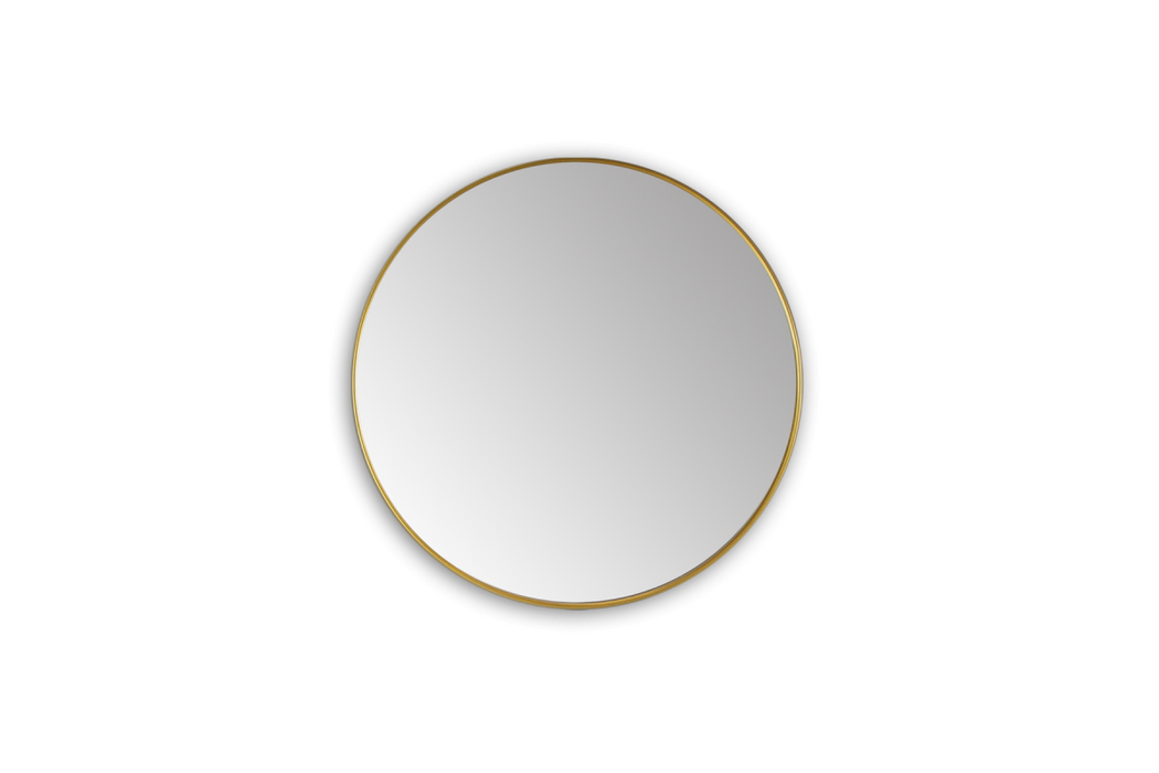 High Density Fiberboard (HDF) Gold Bathroom Mirror 1