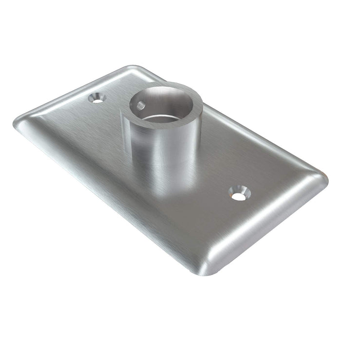 White Stainless Steel Wall Plate