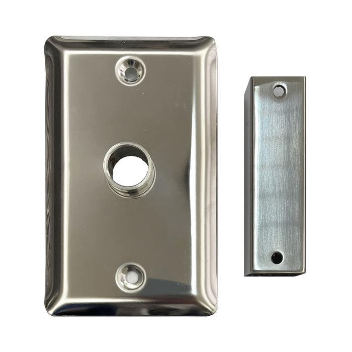 Brush Polished Stainless Steel Wall Plate