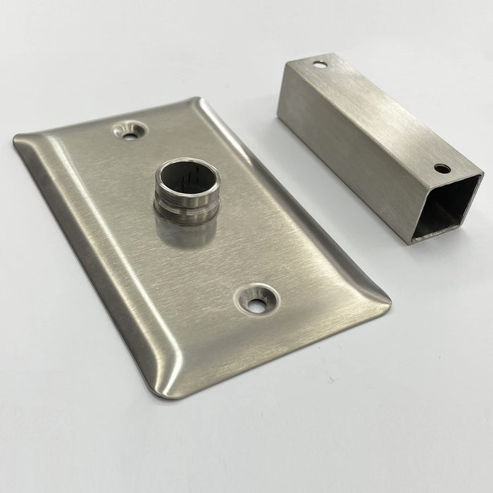Brush Polished Stainless Steel Wall Plate