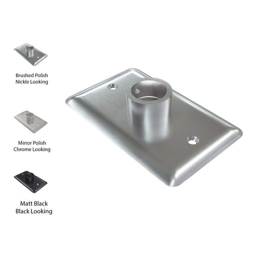 Matte Black Stainless Steel Wall Plate