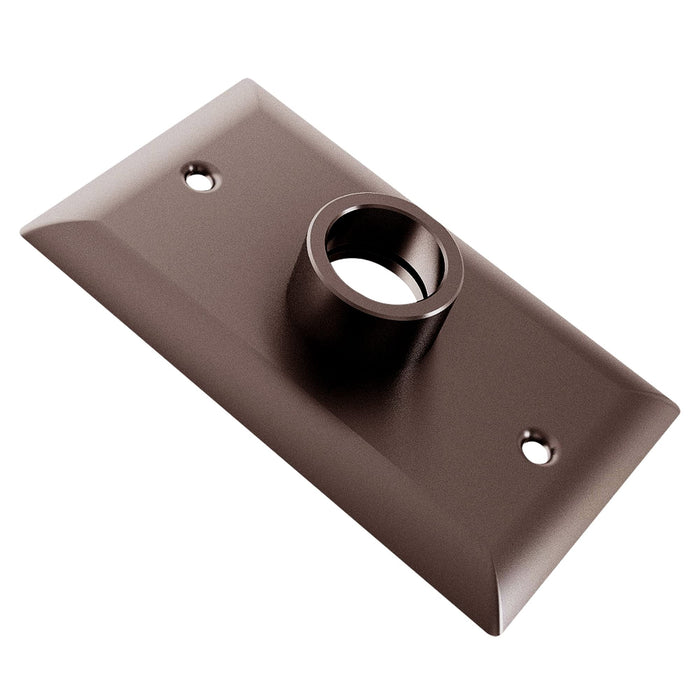 White Stainless Steel Wall Plate