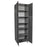 Wallkitchens Wood Grey Glossy Pantry Cabinet Grey Glossy 2