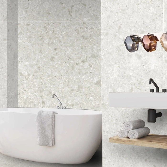 Terrazzo Porcelain Beige Tile Matte 2