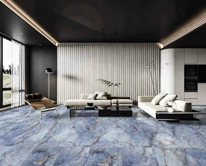 Serene Porcelain Blue Tile High Gloss 2