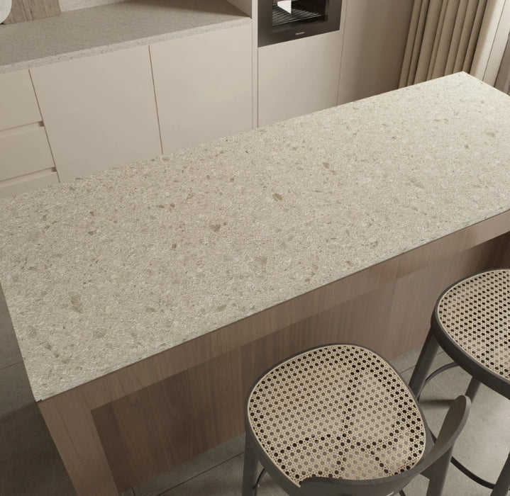 Terrazzo Porcelain Taupe Tile Matte 2