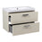 Fiona Wood Beige Matte Bathroom Vanity Beige Matte 3