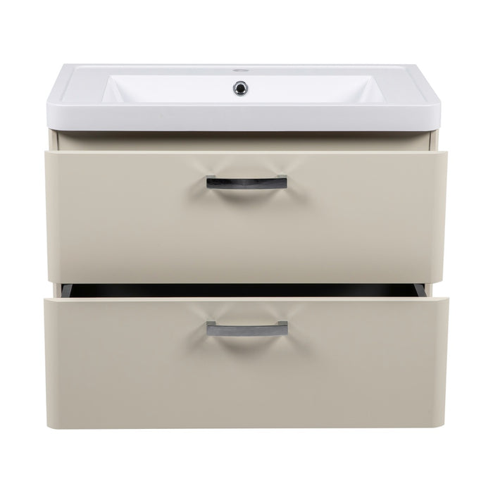 Fiona Wood Beige Matte Bathroom Vanity Beige Matte 4