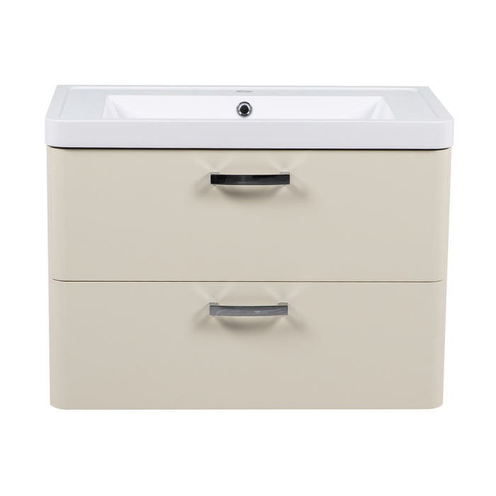 Fiona Wood Beige Matte Bathroom Vanity Beige Matte 5