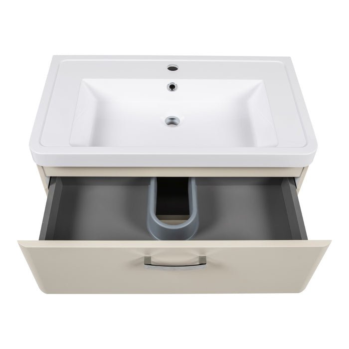 Fiona Wood Beige Matte Bathroom Vanity Beige Matte 6