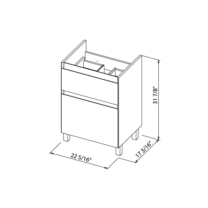 Elit Wood Graphite Glossy Bathroom Vanity Graphite Glossy 9