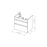 Niagara Wood Gray Matte Bathroom Vanity Gray Matte 7