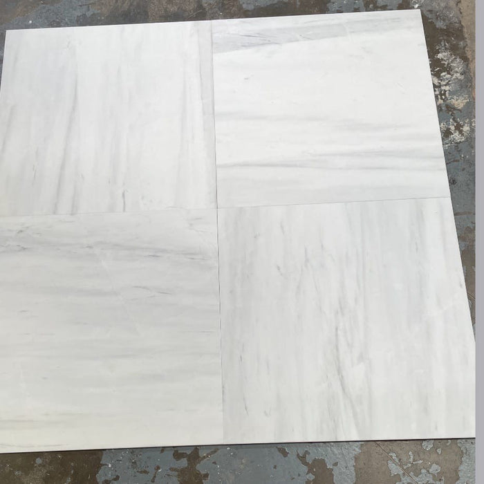 Bianco Dolomite Standard Marble Tile Honed 1