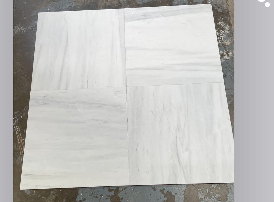 Bianco Dolomite Standard Marble Tile Honed 1