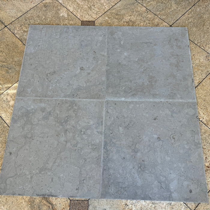Nova Blue (Azul Lagos) Limestone Tile Honed 1