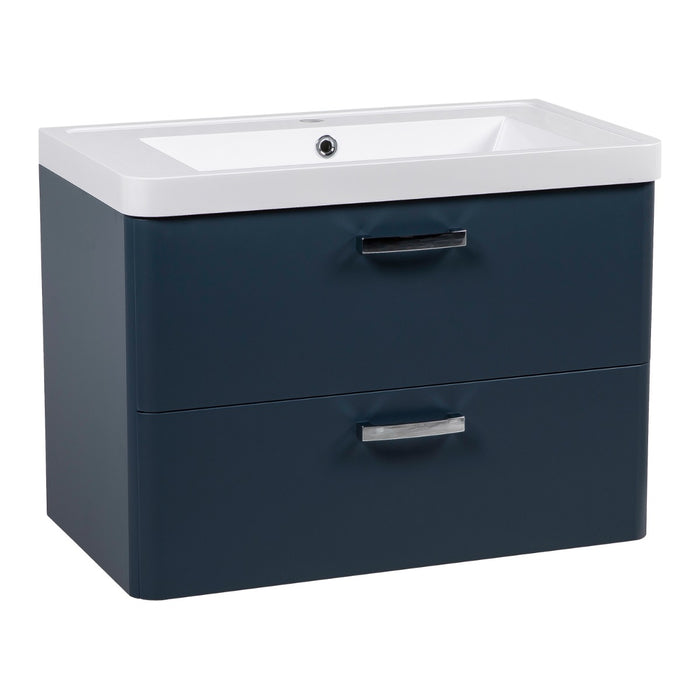 Fiona Wood Blue Matte Bathroom Vanity Blue Matte 1