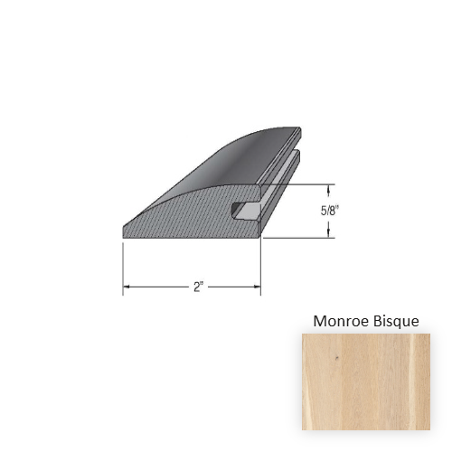 Castillian Premier Herringbone Wood Monroe Bisque Hardwood Moulding / Trim Aluminum Oxide 1